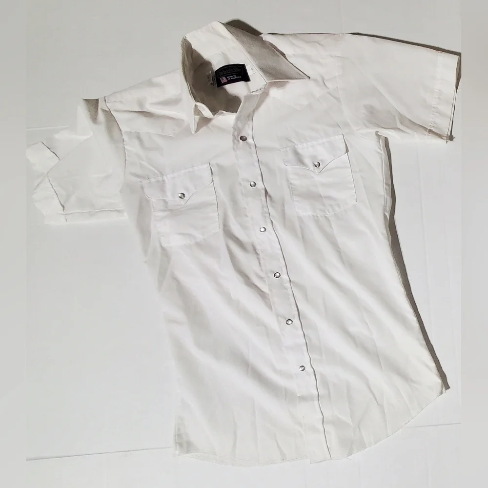 Panhandle Slim Classic White Button Down Shirt - Picture 1 of 8